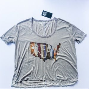 NWT Chaser Dream USA Graphic Tee